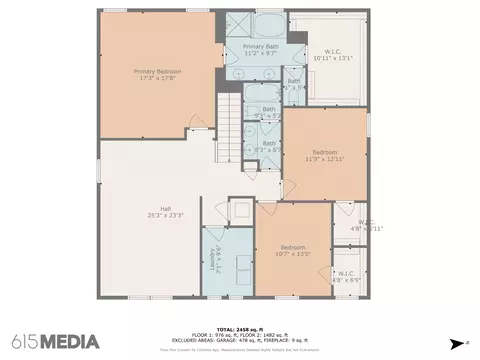 Floorplan - 3610 Lantern Ln, Murfreesboro, TN 37128 photo 4 of 5
