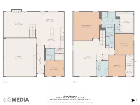 Floorplan - 3610 Lantern Ln, Murfreesboro, TN 37128 photo 5 of 5