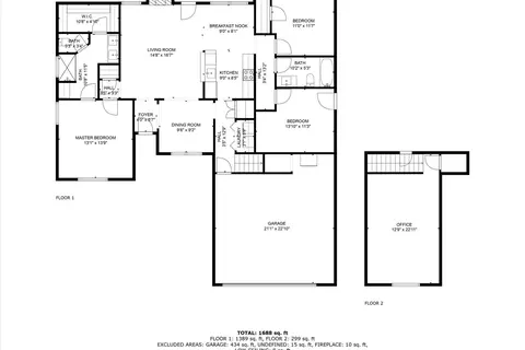 Floorplan - 3715 Ivanora Dr, Spring Hill, TN 37174 photo 3 of 3
