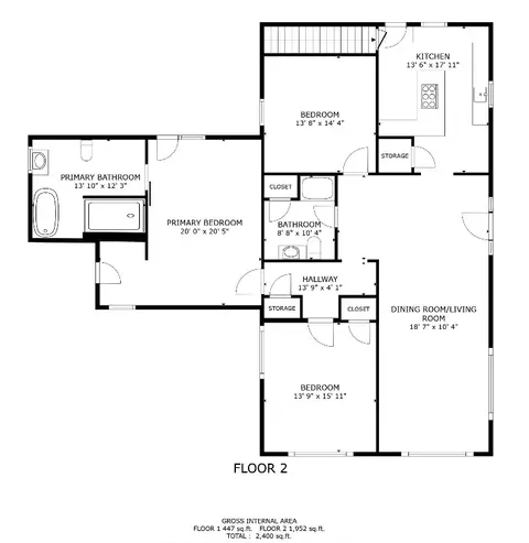 Floorplan - 75 Vantrease Rd, Brush Creek, TN 38547 photo 1 of 2