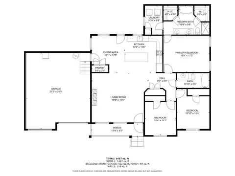 Floorplan - 310 Diane Loop, White Bluff, TN 37187 photo 1 of 1