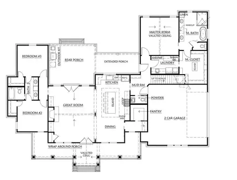Floorplan - 3741 Split Rail Way, Guild, TN 37340 photo 1 of 1