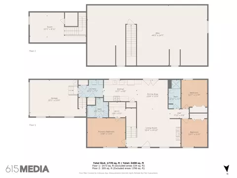 Floorplan - 6683 E Benton Rd, Springfield, TN 37172 photo 2 of 2