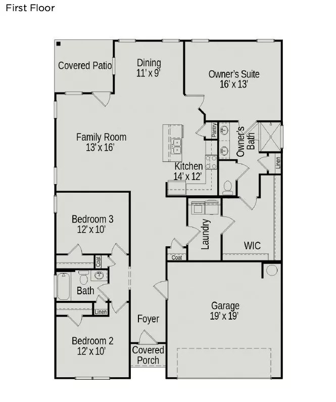 Floorplan - 569 Nightengale Ridge Dr, Columbia, TN 38401 photo 1 of 1