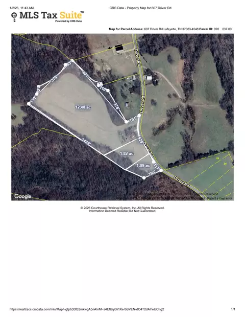 607 Driver Rd, Lafayette, TN 37083