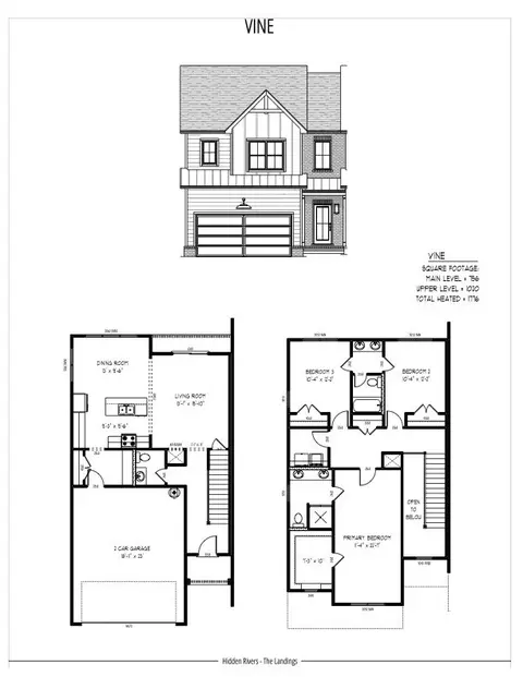 Floorplan - 1917 Gracie Bug Loop, Murfreesboro, TN 37128 photo 1 of 1