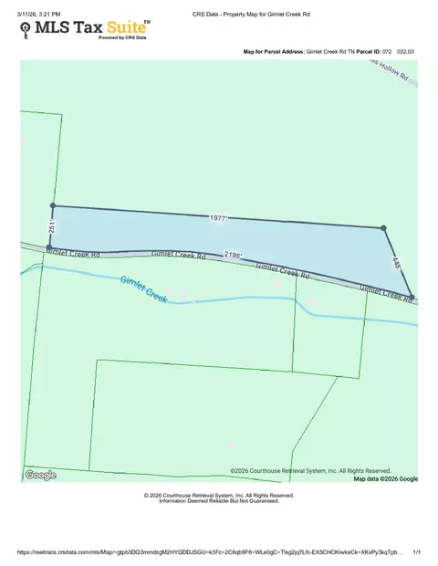 0 Gimlet Creek Rd, Lawrenceburg, TN 38464
