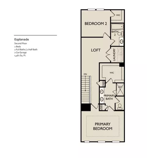 Floorplan - 2718 Willowoak Trl #2902, Murfreesboro, TN 37129 photo 2 of 2