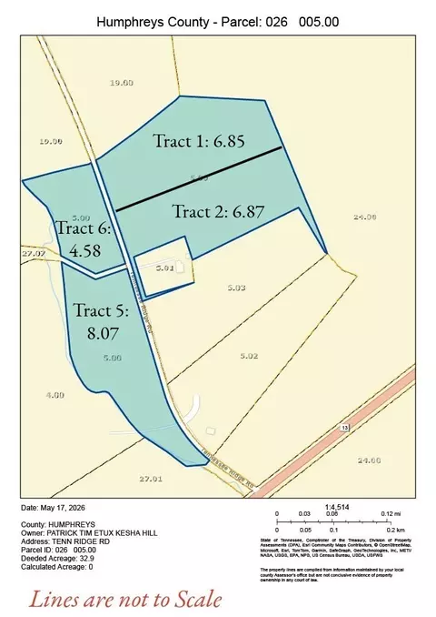 0 Tennessee Ridge Rd, Waverly, TN 37185