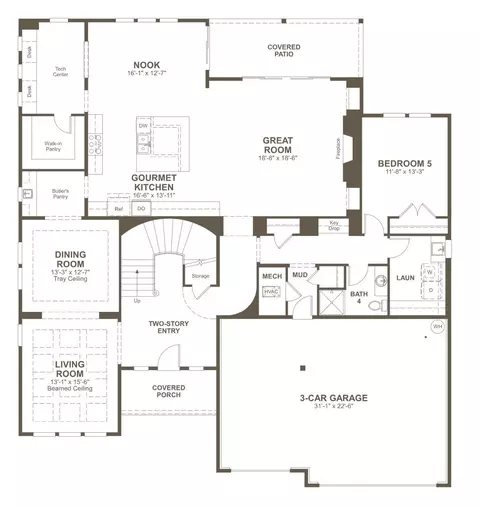 Floorplan - 1910 Accord Dr, Spring Hill, TN 37174 photo 2 of 2