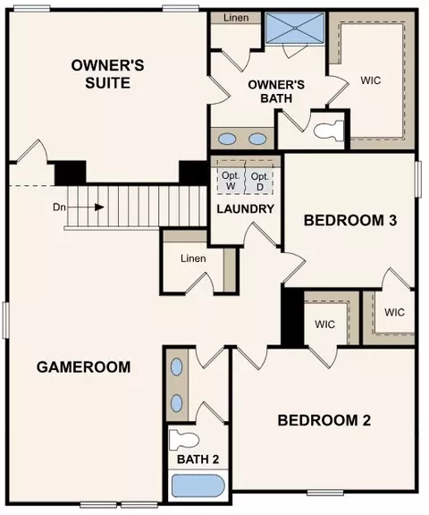 Floorplan - 224 E Millbrook Dr, Spring Hill, TN 37174 photo 1 of 2
