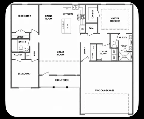 Floorplan - 1025 Northside Dr, Dickson, TN 37055 photo 1 of 1