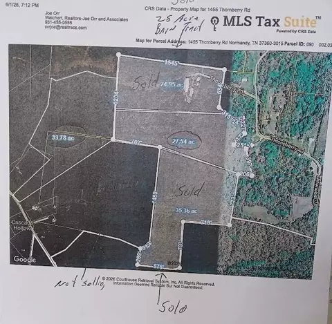 0 Cascade Hollow Rd, Normandy, TN 37360