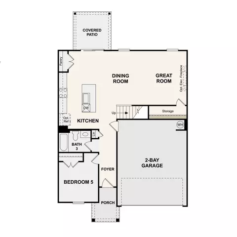 Floorplan - 214 E Millbrook Dr, Spring Hill, TN 37174 photo 2 of 2