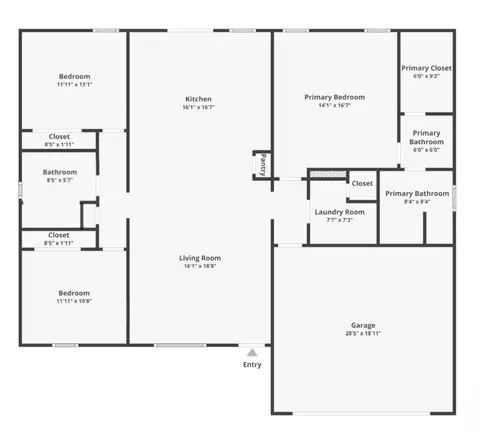 Floorplan - 2037 Sparrow St, Spring Hill, TN 37174 photo 1 of 1