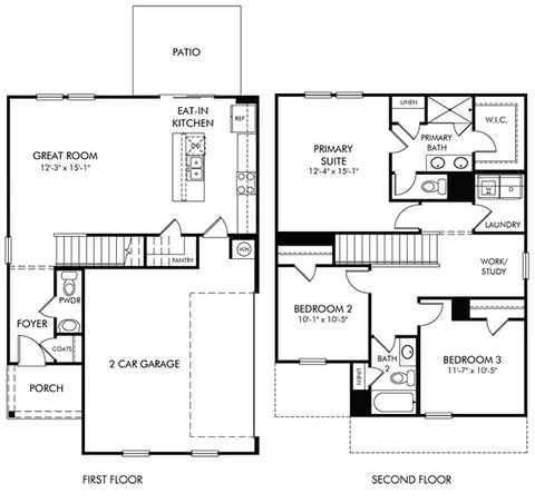 Floorplan - 1622 Garnet Way, Murfreesboro, TN 37127 photo 1 of 1