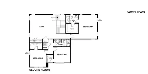 Floorplan - 1925 Harmony Rd E, Spring Hill, TN 37174 photo 2 of 2