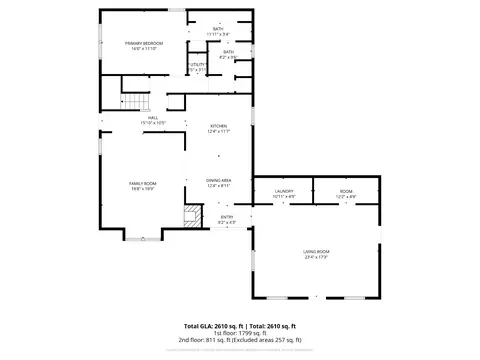 Floorplan - 674 Lakeside Dr, Springfield, TN 37172 photo 1 of 3