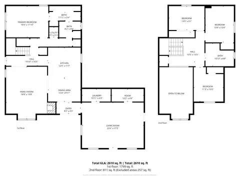 Floorplan - 674 Lakeside Dr, Springfield, TN 37172 photo 3 of 3
