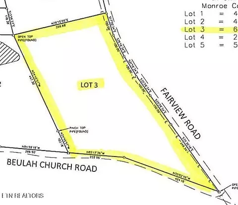 0 Fairview Rd #LOT 3, Tellico Plains, TN 37385