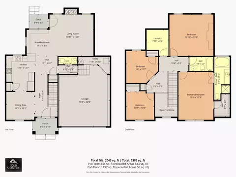 Floorplan - 1402 Bern Dr, Spring Hill, TN 37174 photo 1 of 1