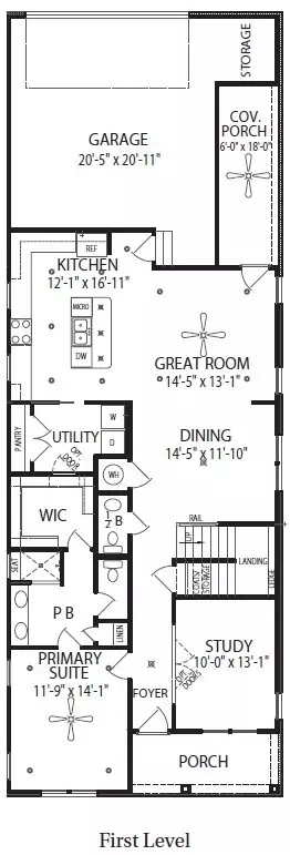 Floorplan - 1815 Flatwaters St, Spring Hill, TN 37174 photo 1 of 2