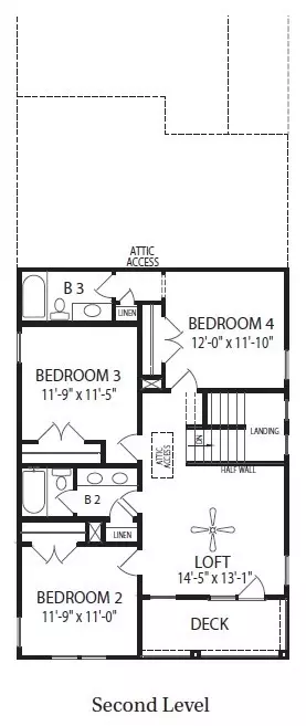 Floorplan - 1815 Flatwaters St, Spring Hill, TN 37174 photo 2 of 2