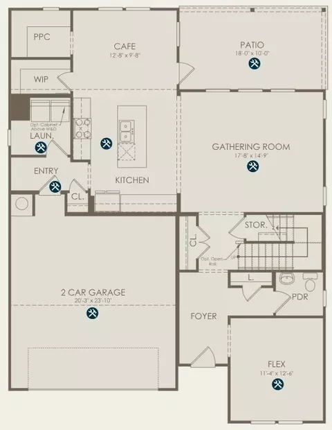Floorplan - 618 Driftstone Ln, Murfreesboro, TN 37128 photo 1 of 2
