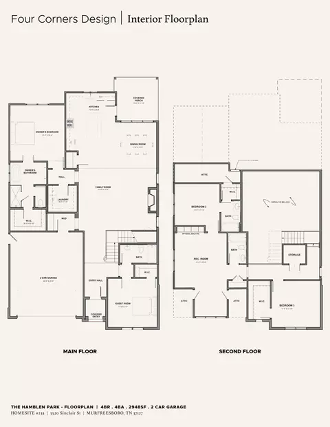 Floorplan - 5520 Sinclair St, Murfreesboro, TN 37127 photo 1 of 1