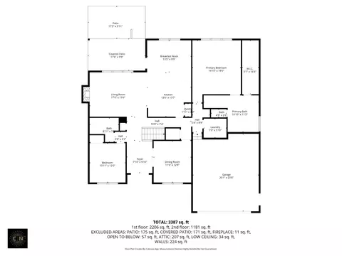 Floorplan - 2511 Colleen Dr, Murfreesboro, TN 37128 photo 1 of 3