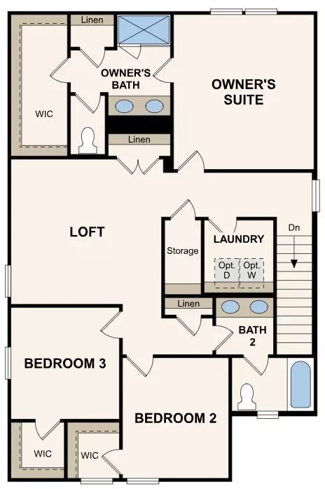Floorplan - 279 W Millbrook Dr, Spring Hill, TN 37174 photo 1 of 2