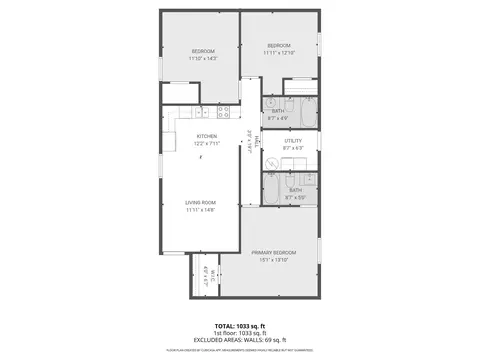 Floorplan - 406 Cherry St, Decherd, TN 37324 photo 1 of 1