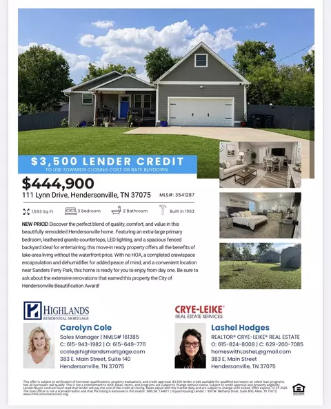 111 Lynn Dr, Hendersonville, TN 37075