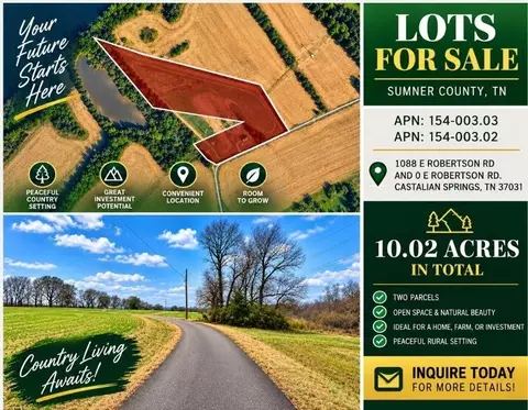 1088 E Robertson Rd, Castalian Springs, TN 37031