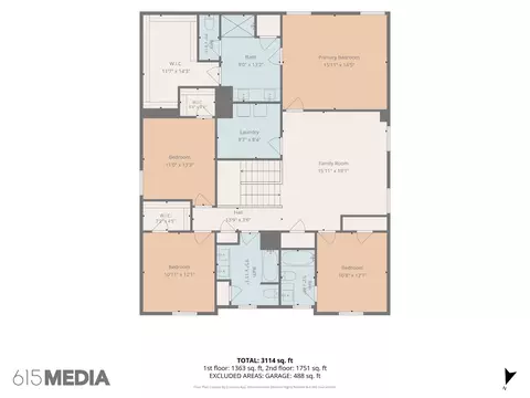 Floorplan - 7357 Blue Gable Rd, Hermitage, TN 37076 photo 2 of 3