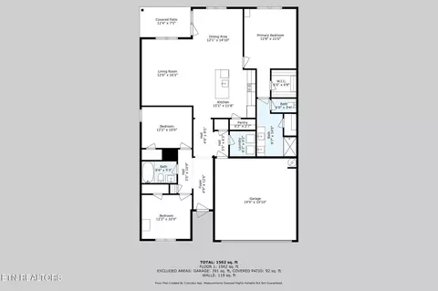 Floorplan - 155 Nunally Dr, Baxter, TN 38544 photo 1 of 1