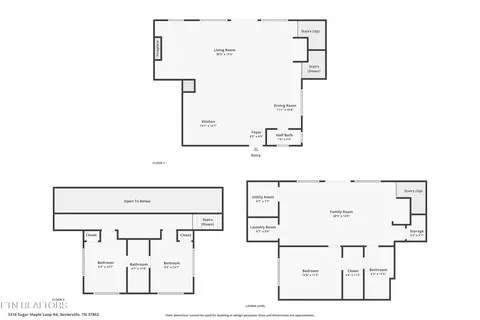 Floorplan - 3316 Sugar Maple Loop Rd, Sevierville, TN 37862 photo 1 of 1