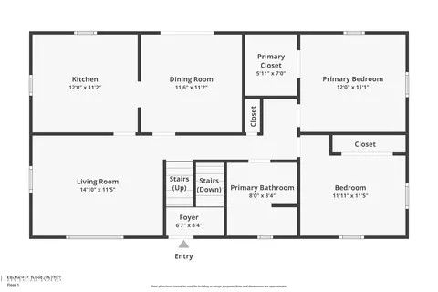 Floorplan - 638 Marie St, Talbott, TN 37877 photo 2 of 3