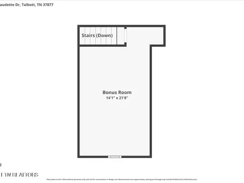 Floorplan - 985 Claudette Dr, Talbott, TN 37877 photo 3 of 3