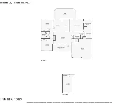 Floorplan - 985 Claudette Dr, Talbott, TN 37877 photo 1 of 3
