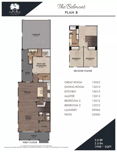 Floorplan - 889 Ufton Aly, Collierville, TN 38017 photo 3 of 3