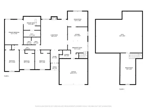 Floorplan - 6353 Thistle Point Cv, Bartlett, TN 38135 photo 1 of 1