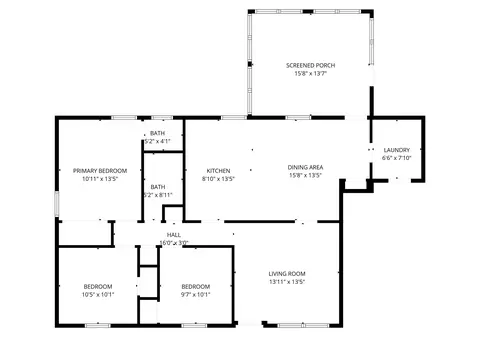 Floorplan - 5136 Rolling Fields Dr, Memphis, TN 38134 photo 1 of 1
