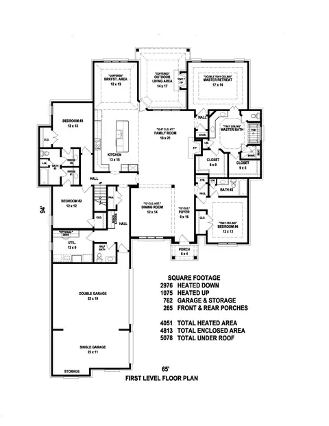Floorplan - 4711 Carousel Ln, Collierville, TN 38017 photo 1 of 2