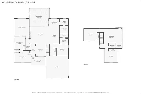 Floorplan - 6424 Sallows Cv, Bartlett, TN 38135 photo 1 of 1