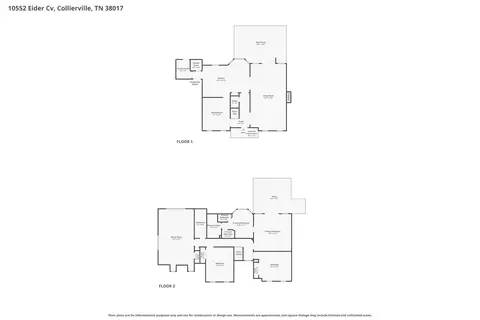 Floorplan - 10552 Eider Cv, Collierville, TN 38017 photo 3 of 3