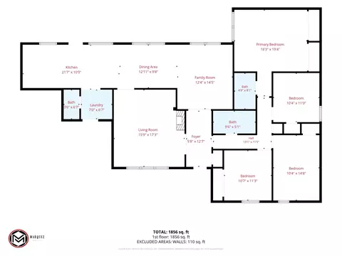 Floorplan - 8621 Kettering Dr, Cordova, TN 38016 photo 1 of 1