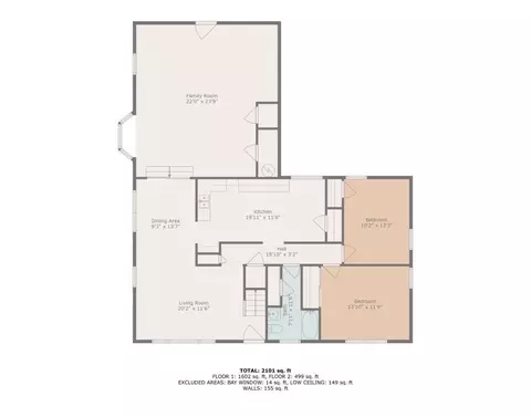 Floorplan - 3843 Bluejay Rd, Memphis, TN 38116 photo 3 of 3