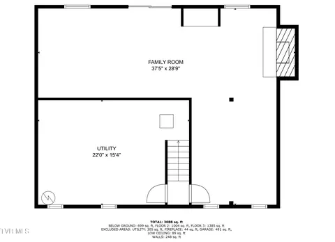 Floorplan - 224 Galway Road Bristol Tn 37620, Bristol, TN 37620 photo 1 of 8