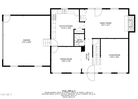 Floorplan - 224 Galway Road Bristol Tn 37620, Bristol, TN 37620 photo 2 of 8